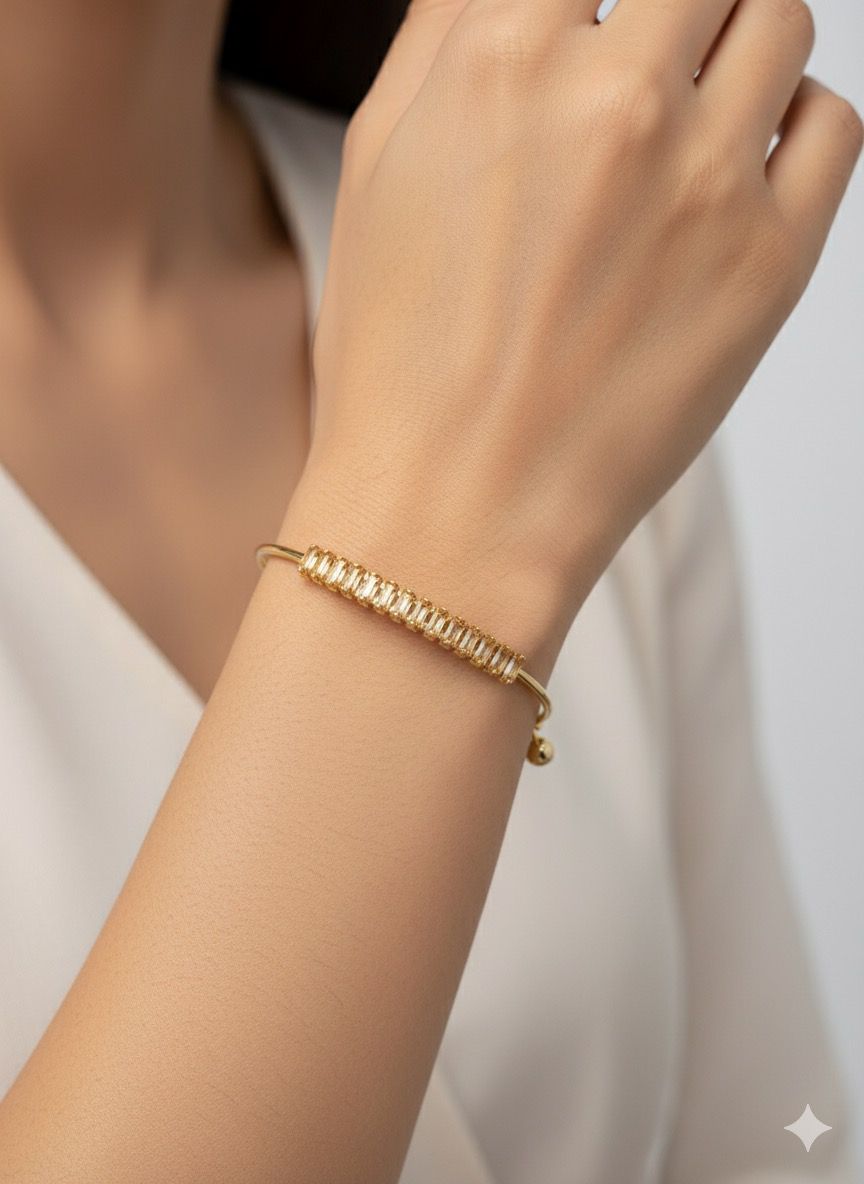 Golden princess bangle