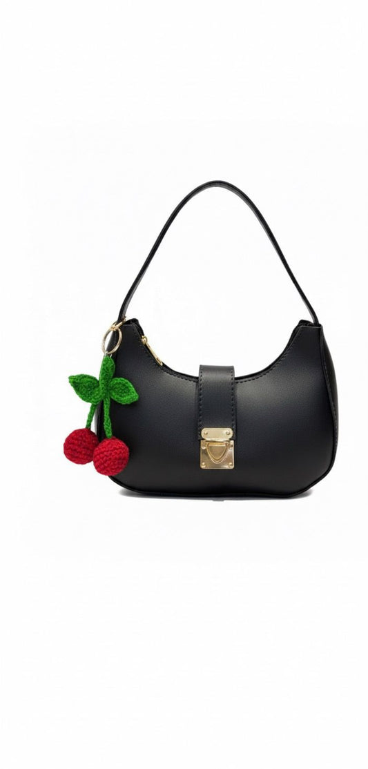 Chic black cherry bag