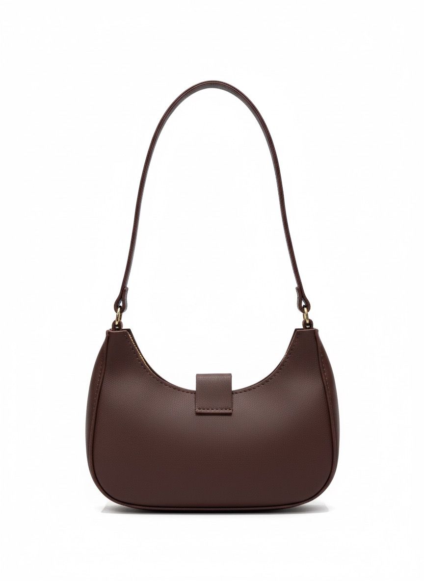 Chic Chocolate Brown Sunflower Bag