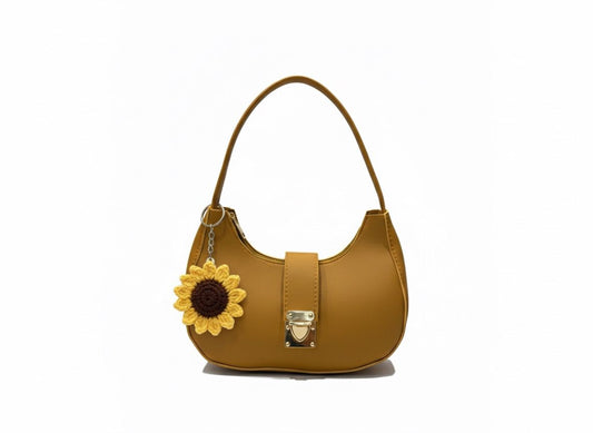 Chic mustard sunflower bag