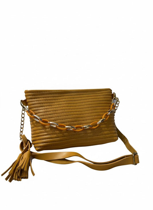 Mustard Chain Bag