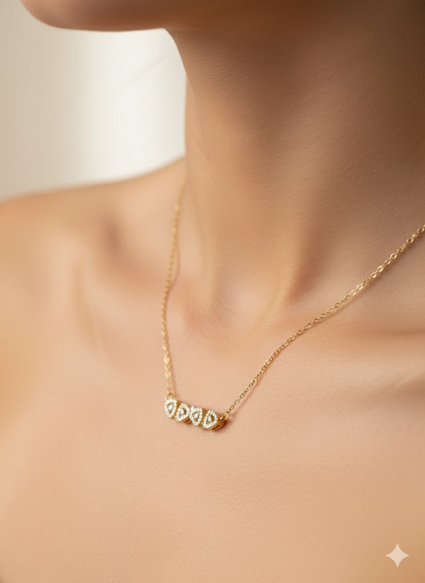 Golden Flower Necklace