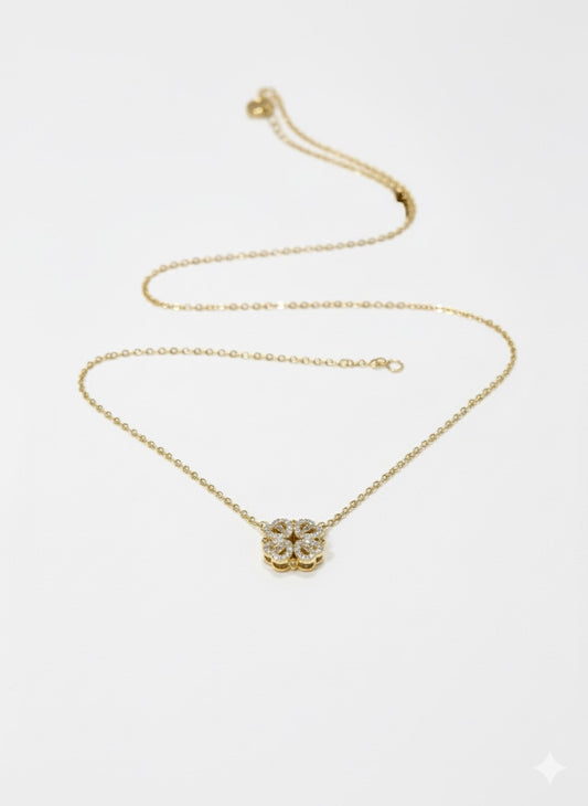 Golden Flower Necklace