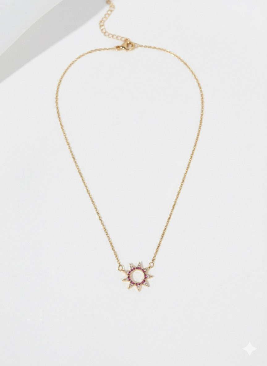 Pink Sunshine Necklace