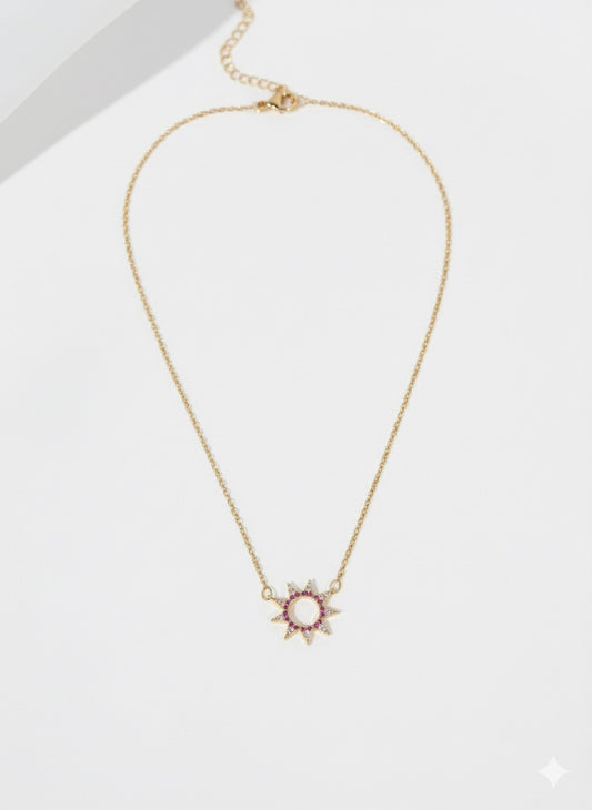 Pink Sunshine Necklace
