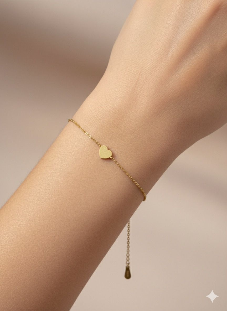 Golden Heart Bracelet