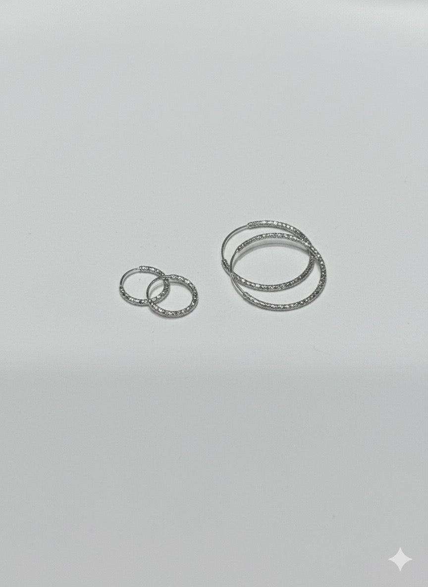 2-Piece Silver Piercing Set