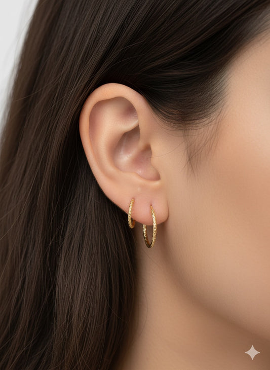 2-Piece Gold Piercing Set